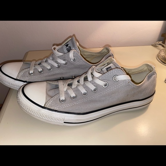 Converse All Star Chuck Taylor Gray woman 9/ men 7 - Picture 3 of 8